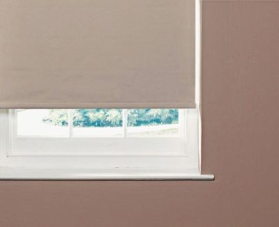 HOME Thermal Blackout Roller Blind - 4ft - Cafe Mocha.